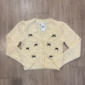 Lush Knit Cardigan Sweater – Size M (NWT)